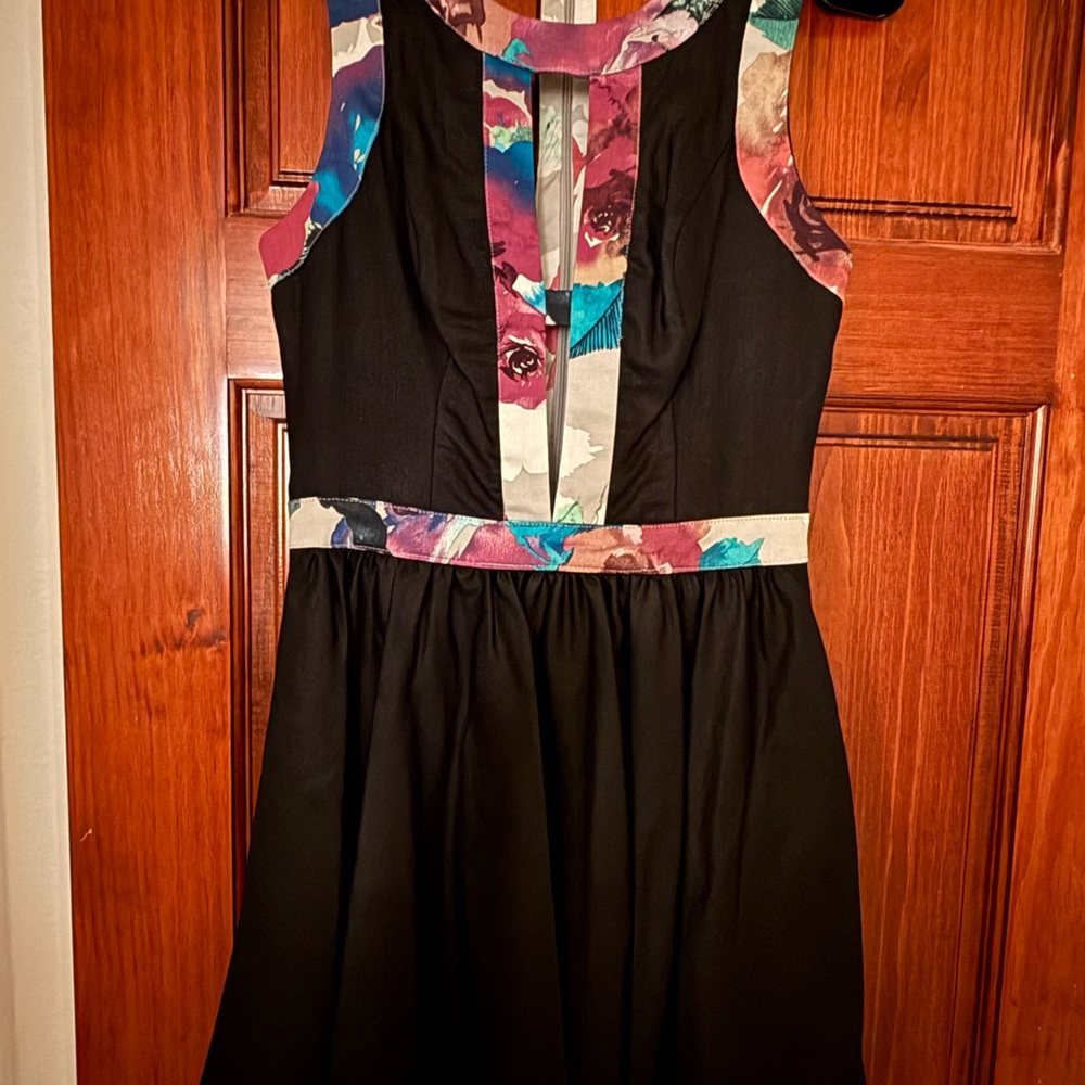 KEEPSAKE the Label Black and Teal Dress